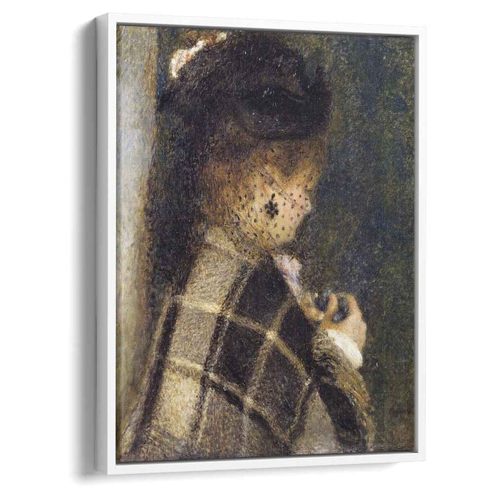 Young Woman with a Veil (1877) by Pierre-Auguste Renoir