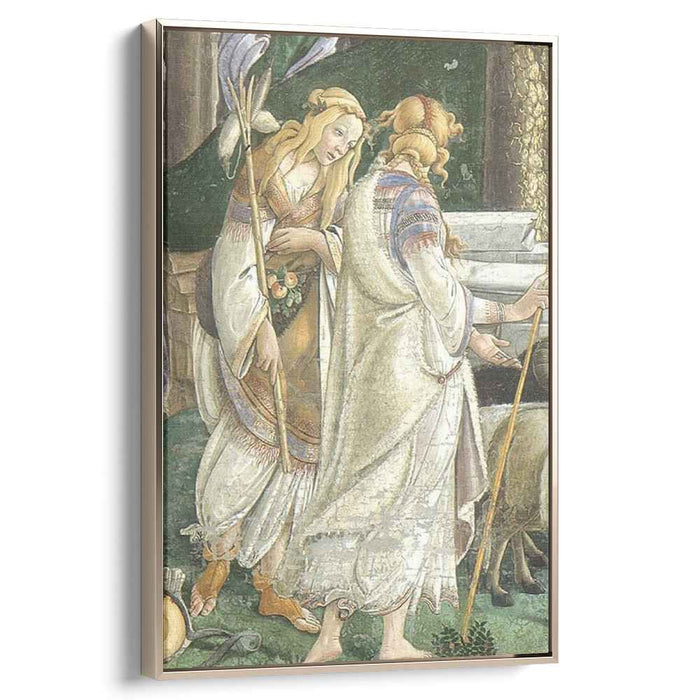 The Youth of Moses (detail) (1482) by Sandro Botticelli