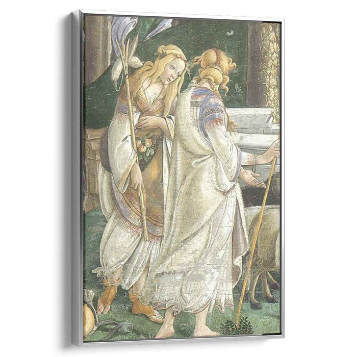 The Youth of Moses (detail) (1482) by Sandro Botticelli