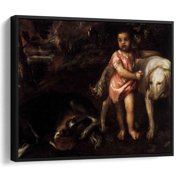 Youth with Dogs (1576) by Titian