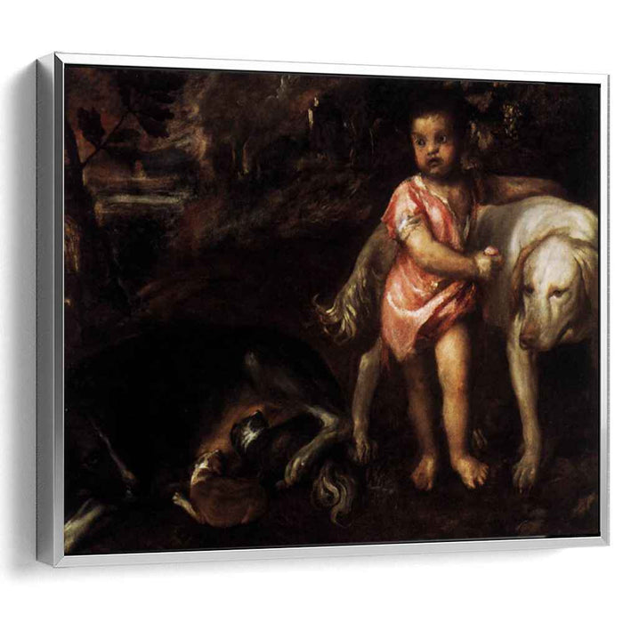 Youth with Dogs (1576) by Titian