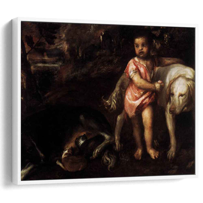 Youth with Dogs (1576) by Titian