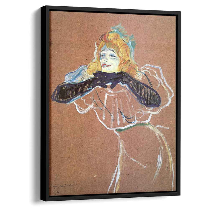 Yvette Guibert singing (1894) by Henri de Toulouse-Lautrec