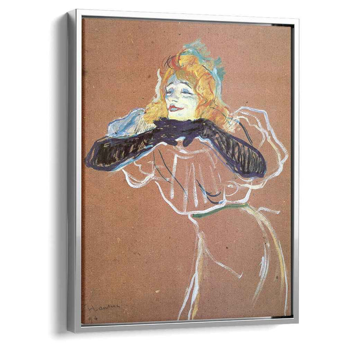 Yvette Guibert singing (1894) by Henri de Toulouse-Lautrec