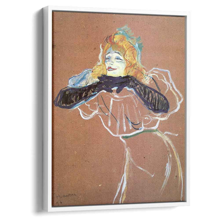 Yvette Guibert singing (1894) by Henri de Toulouse-Lautrec