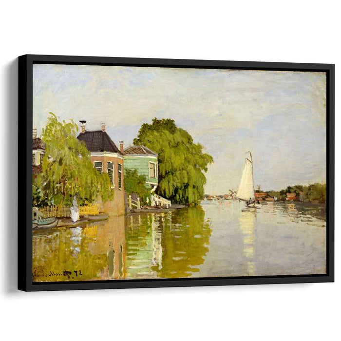 Houses on the Achterzaan (1871) by Claude Monet