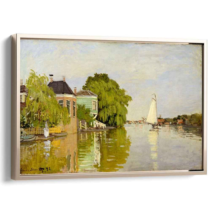 Houses on the Achterzaan (1871) by Claude Monet