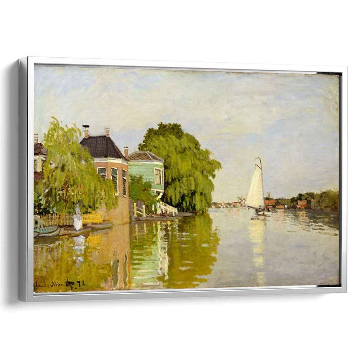 Houses on the Achterzaan (1871) by Claude Monet