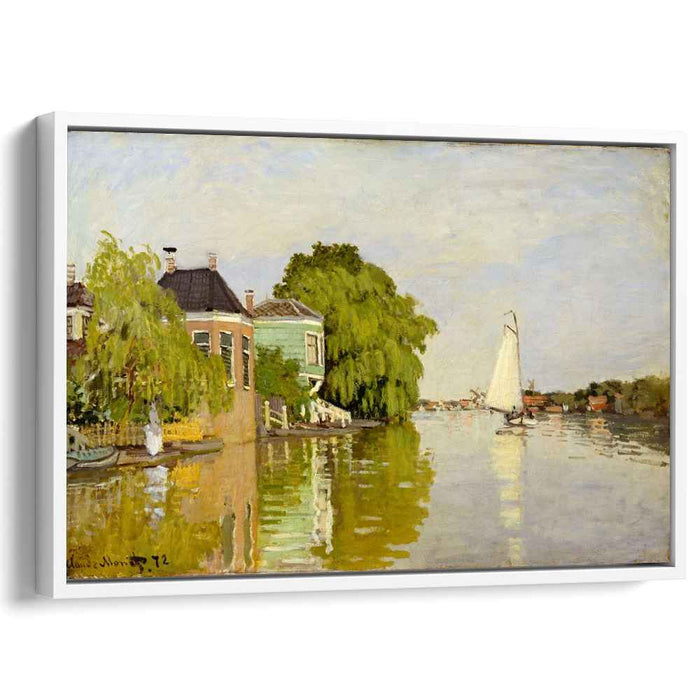 Houses on the Achterzaan (1871) by Claude Monet