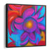 Abstract Flower Print - Canvas Art by Kanvah