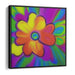 Abstract Flower Print - Canvas Art by Kanvah