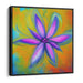 Abstract Flower Print - Canvas Art by Kanvah