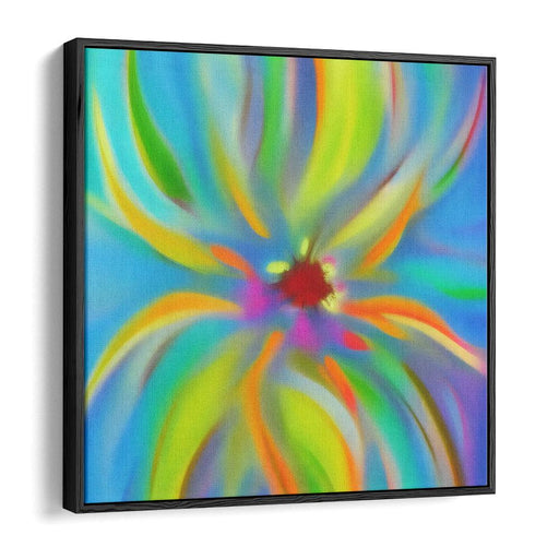 Abstract Flower Print - Canvas Art by Kanvah