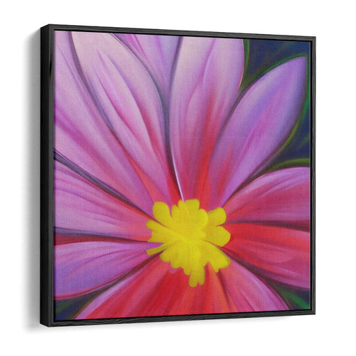 Abstract Flower Print - Canvas Art by Kanvah