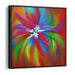 Abstract Flower Print - Canvas Art by Kanvah