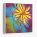 Abstract Flower Print - Canvas Art by Kanvah