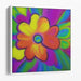 Abstract Flower Print - Canvas Art by Kanvah