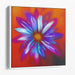 Abstract Flower Print - Canvas Art by Kanvah