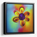 Abstract Flower Print - Canvas Art by Kanvah