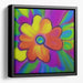 Abstract Flower Print - Canvas Art by Kanvah