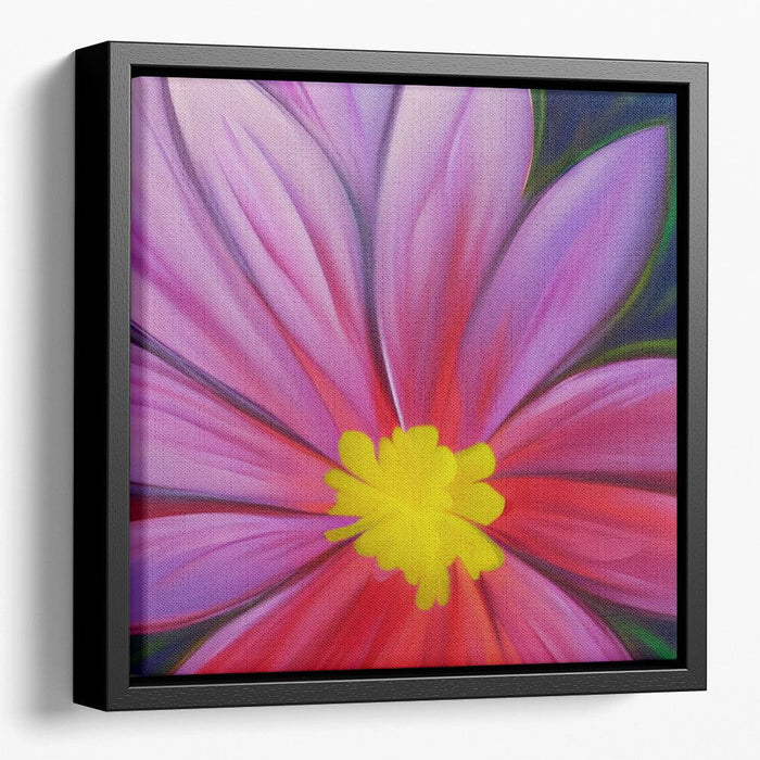 Abstract Flower Print - Canvas Art by Kanvah