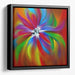 Abstract Flower Print - Canvas Art by Kanvah