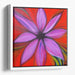 Abstract Flower Print - Canvas Art by Kanvah