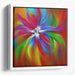 Abstract Flower Print - Canvas Art by Kanvah