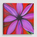 Abstract Flower Print - Canvas Art by Kanvah