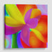 Abstract Flower Print - Canvas Art by Kanvah