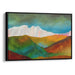 Abstract Rocky Mountains Print - Canvas Art Print by Kanvah