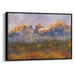 Abstract Rocky Mountains Print - Canvas Art Print by Kanvah