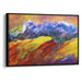 Abstract Rocky Mountains Print - Canvas Art Print by Kanvah