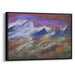 Abstract Rocky Mountains Print - Canvas Art Print by Kanvah