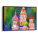 Abstract St. Basil's Cathedral Print - Canvas Art Print by Kanvah