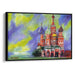 Abstract St. Basil's Cathedral Print - Canvas Art Print by Kanvah