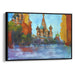 Abstract St. Basil's Cathedral Print - Canvas Art Print by Kanvah