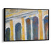 Abstract Colonnade of St. Peter's Basilica Print - Canvas Art Print by Kanvah