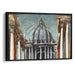 Abstract Colonnade of St. Peter's Basilica Print - Canvas Art Print by Kanvah