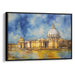 Abstract Colonnade of St. Peter's Basilica Print - Canvas Art Print by Kanvah