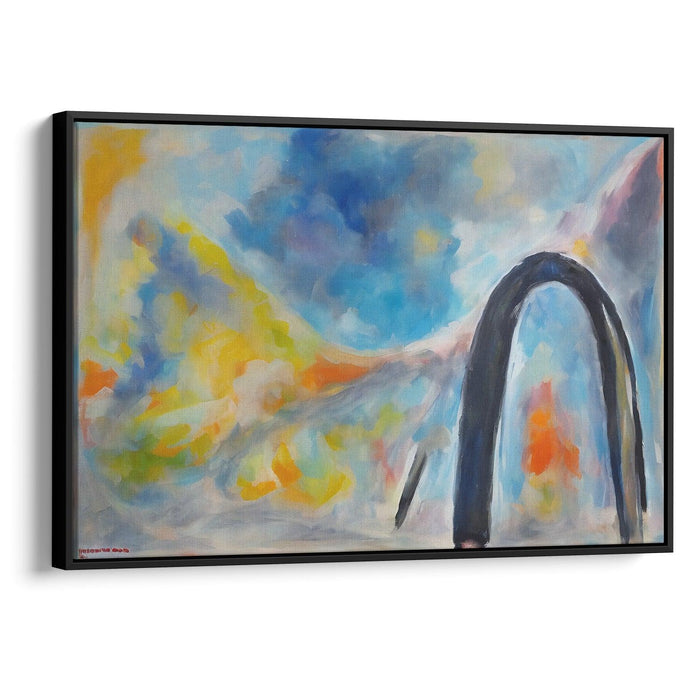 Abstract St. Louis Arch Print - Canvas Art Print by Kanvah