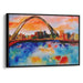 Abstract St. Louis Arch Print - Canvas Art Print by Kanvah