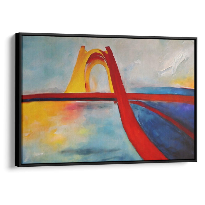 Abstract St. Louis Arch Print - Canvas Art Print by Kanvah