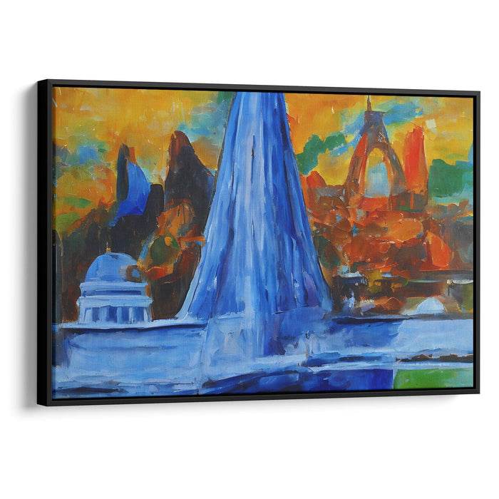 Abstract St. Louis Arch Print - Canvas Art Print by Kanvah