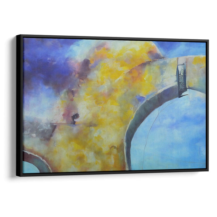 Abstract St. Louis Arch Print - Canvas Art Print by Kanvah