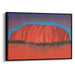 Abstract Uluru Print - Canvas Art Print by Kanvah