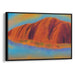 Abstract Uluru Print - Canvas Art Print by Kanvah