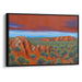 Abstract Uluru Print - Canvas Art Print by Kanvah