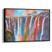 Abstract Victoria Falls Print - Canvas Art Print by Kanvah