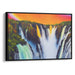 Abstract Victoria Falls Print - Canvas Art Print by Kanvah